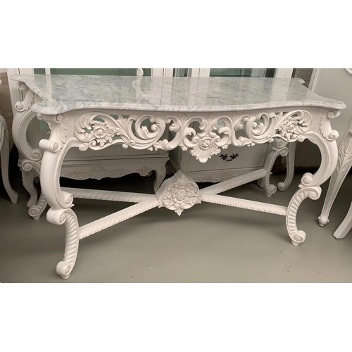Patrice Marble Hall Table