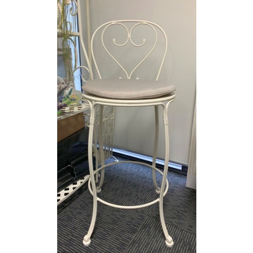 Bar Stool Powder-Coated Metal (cushion included)