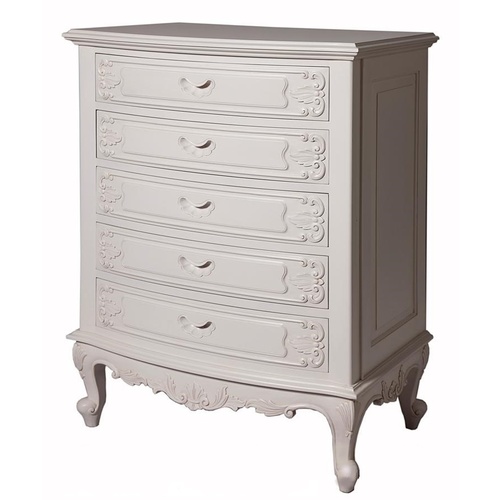 Camille 5 Drawer French Tall Boy