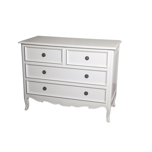 Carlotta 4 Drawer French Chest