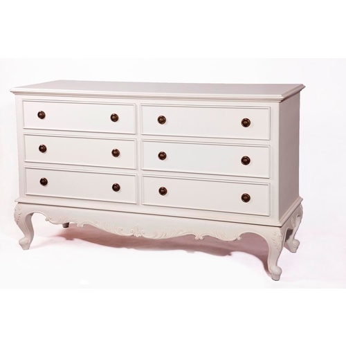 Renee 6 Drawer French Chest