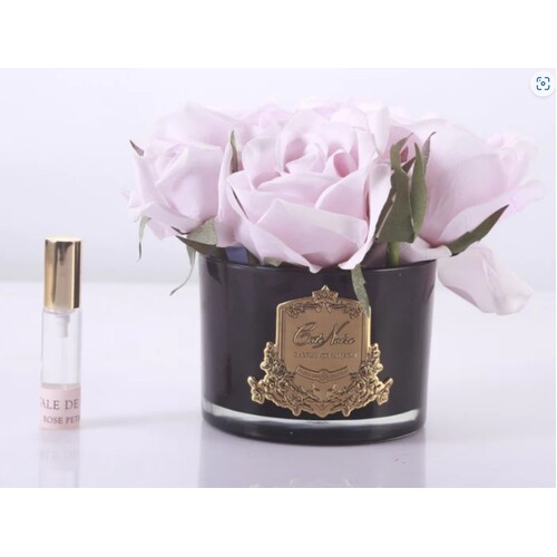 COTE NOIRE PERFUMED NATURAL TOUCH 5 ROSES - BLACK - FRENCH PINK