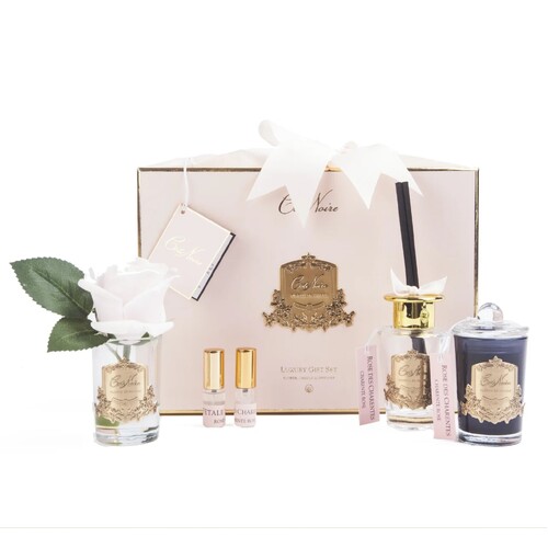COTE NOIRE - LUXURY GIFT SET - CHARENTE ROSE , PINK BOX