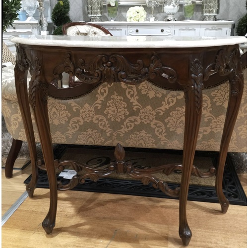 Laurel Marble Hall Table