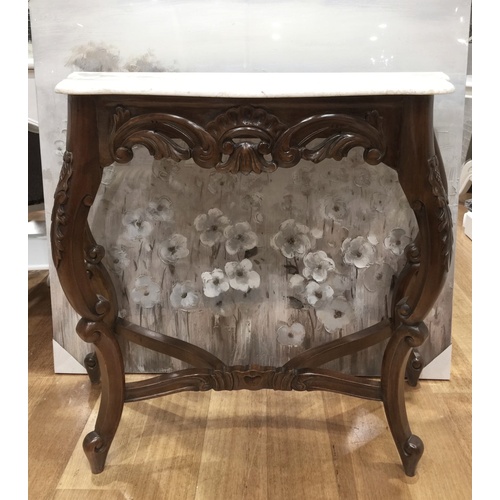 Danielle Marble Hall Table