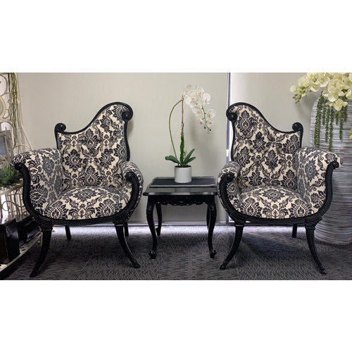 Cadence Arm Chairs In Black