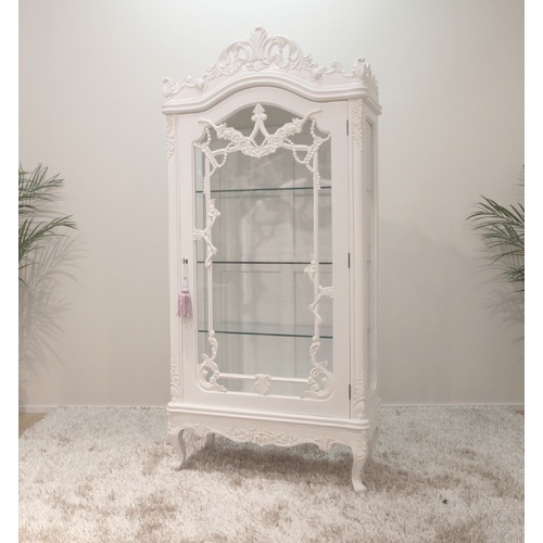 Elaine 1 Door DIsplay Cabinet